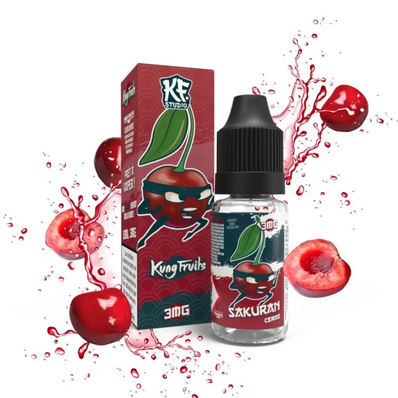 Cloud vapor sakuran cerise kung fruits e-liquide