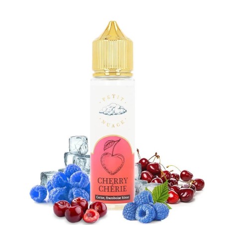 Petit nuage cherry chérie cerise framboise bleue eliquide 50ml