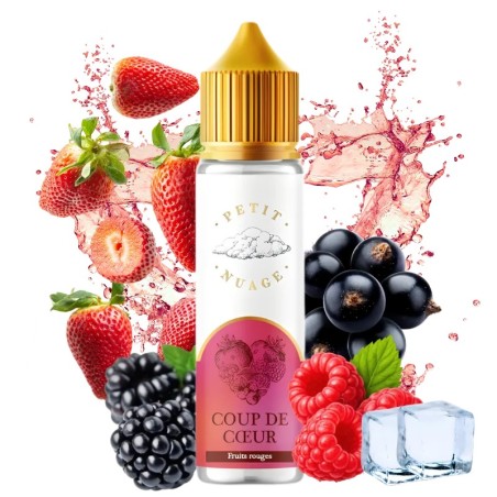 Petit nuage coup de coeur fruits rouges eliquide 50ml