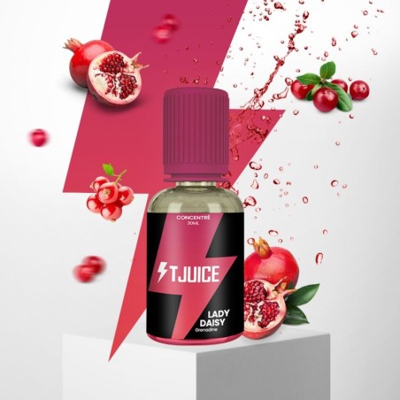 Tjuice lady daisy grenadine concentré 30ml