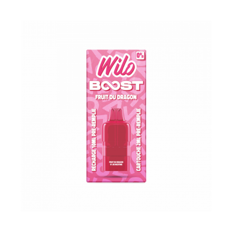 Wilo boost fruit du dragon recharge puff 12ml