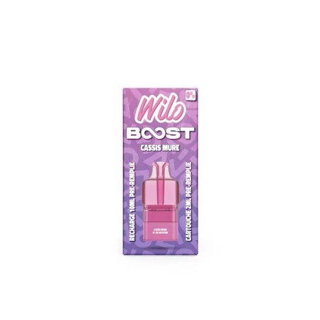 Wilo boost cassis mure recharge puff 12ml