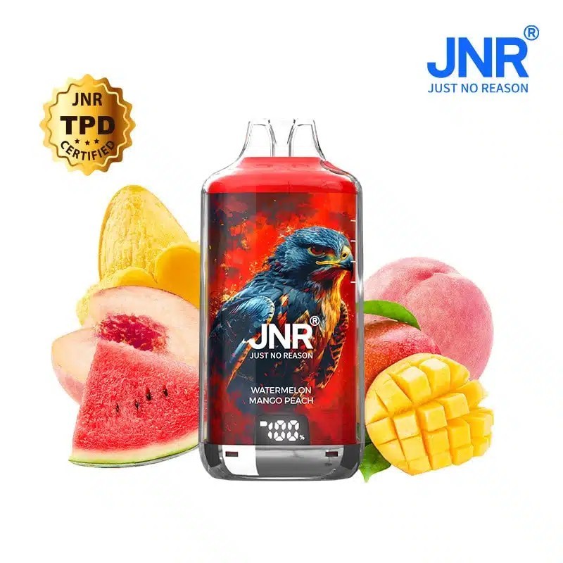 JNR watermelon mango peach falcon x 28000 puffs