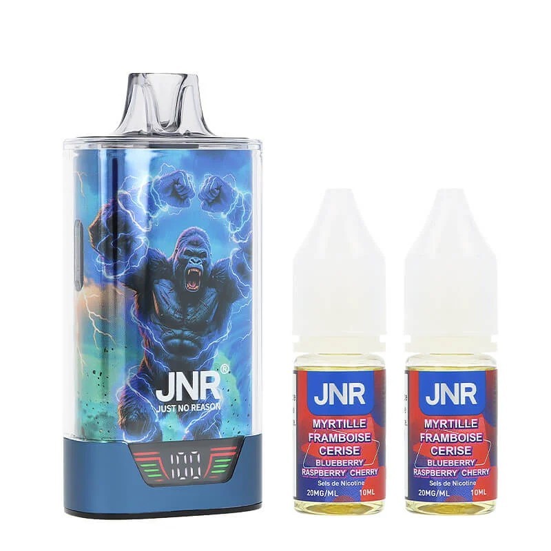 JNR blueberry raspberry cherry Gorilla x 43000 puffs